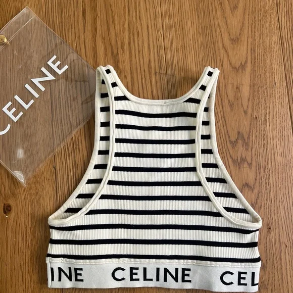 Celine Athletic Knit Cropped Top - Picture 2 of 5